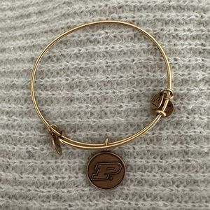 Purdue P Alex and Ani Gold Bracelet